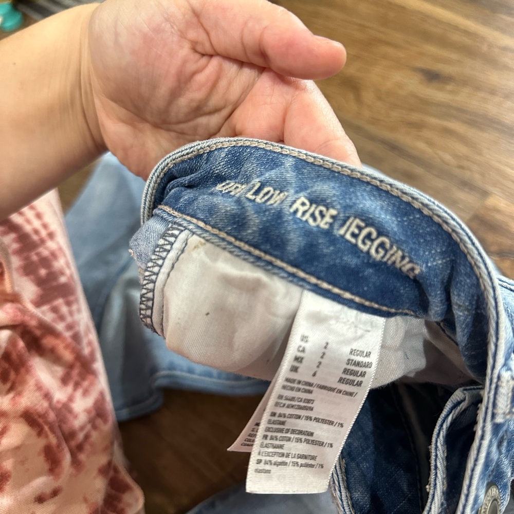 American eagle jeggings Low rise 2 - Picture 2 of 2